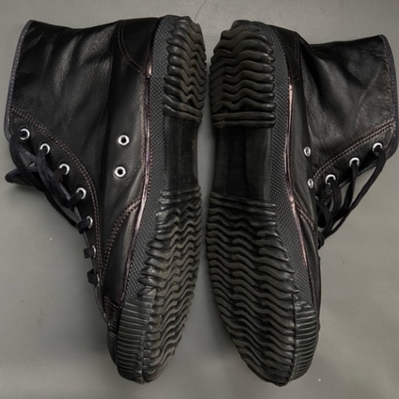 Yohji Yamamoto High top leather sneaker - Picture 9 of 10